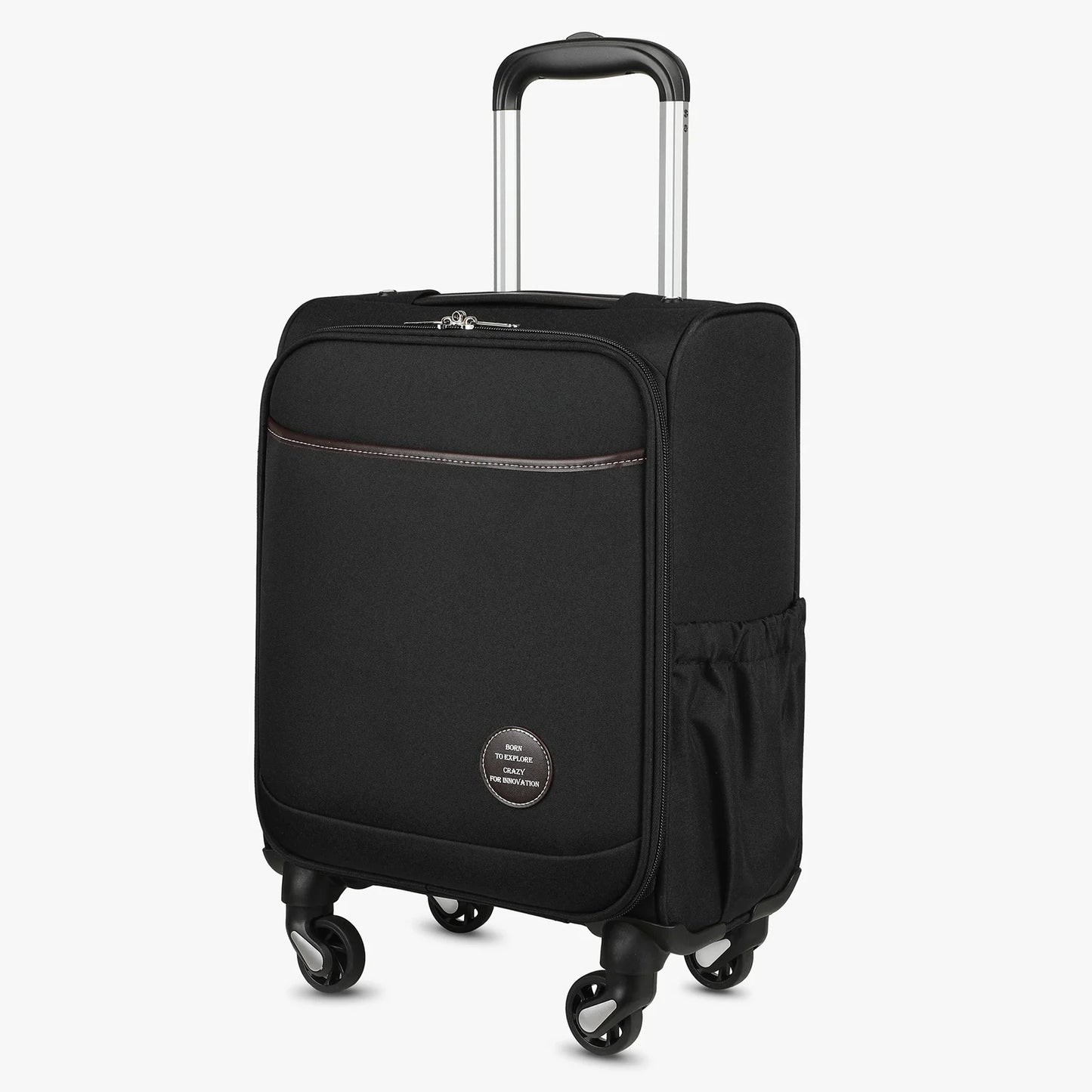 LUGGEX Underseat Carry-on Luggage with Wheels 15 Inch