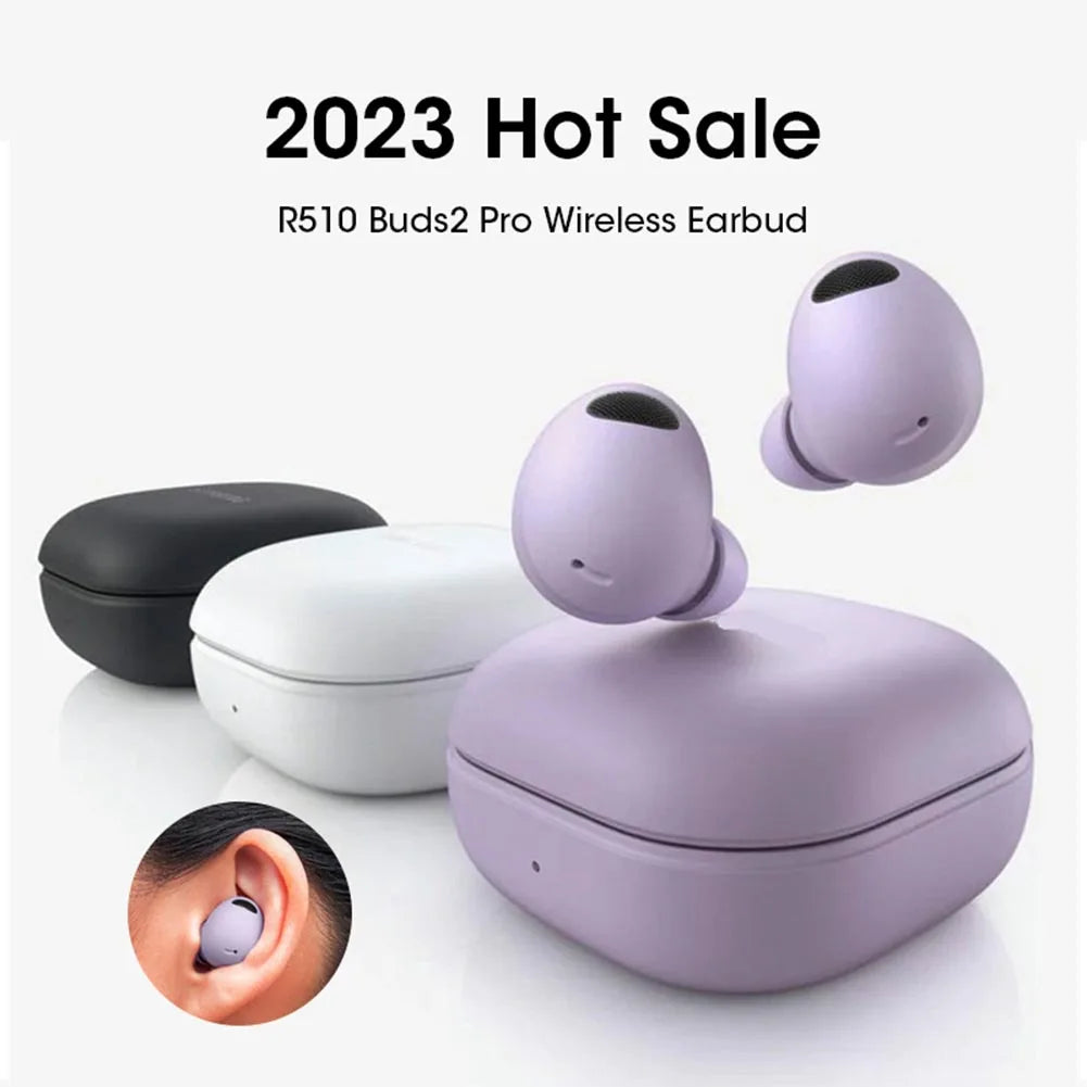 For Galaxy Buds2 Pro Wireless Earphone Noise Reduction Bluetooth-Compatible with Charging Box