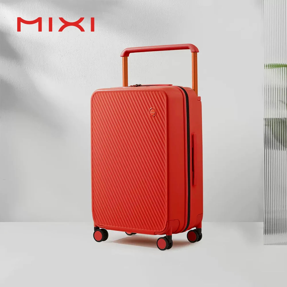 Mixi Gorgeous Wide Handle Suitcase 24 Inch Travel Luggage