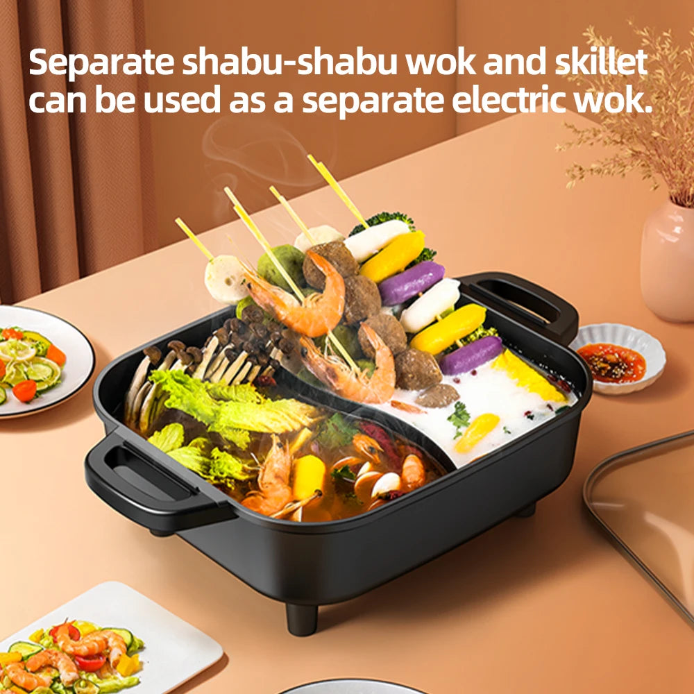 A Hot Pot That Can Be Used For Both Grilling And Hotpot