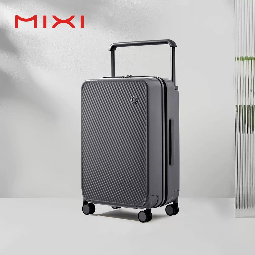 Mixi Gorgeous Wide Handle Suitcase 24 Inch Travel Luggage