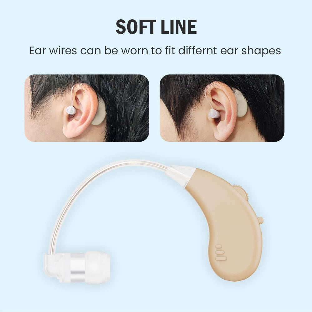 JINGHAO Rechargeable Hearing Aids BTE Ear Aids Local Stock