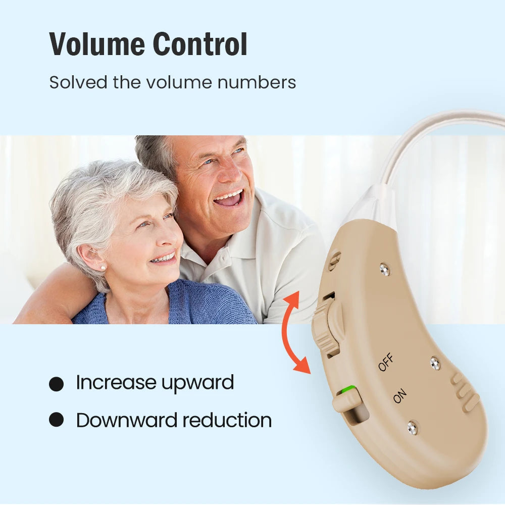 JINGHAO Rechargeable Hearing Aids BTE Ear Aids Local Stock
