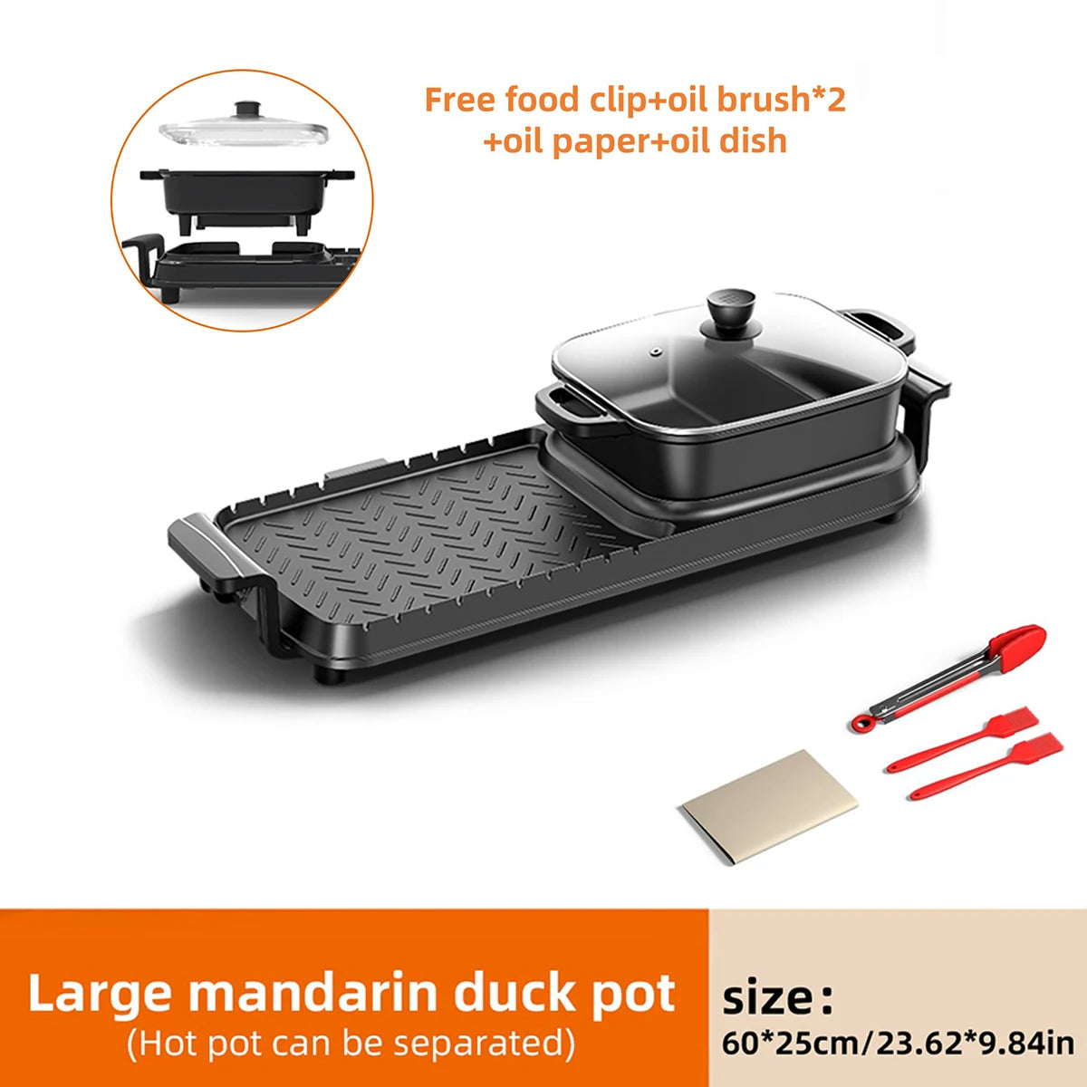 A Hot Pot That Can Be Used For Both Grilling And Hotpot
