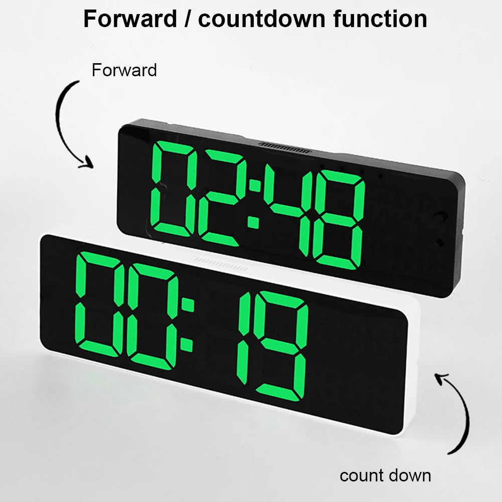 13 Inch LED Wall Clock Large Display with Remote Control