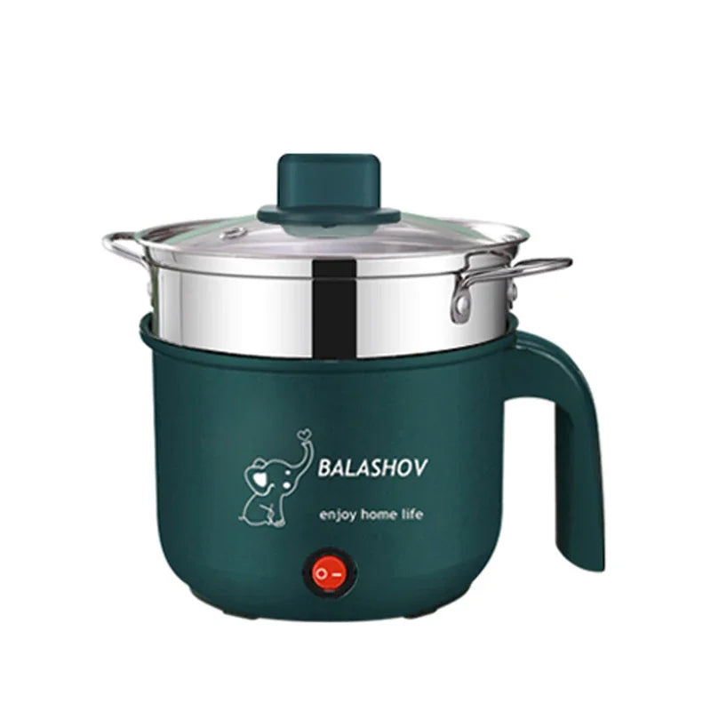 Mini Electric Cooker Non-stick Cooking 1-2 People Hot Pot