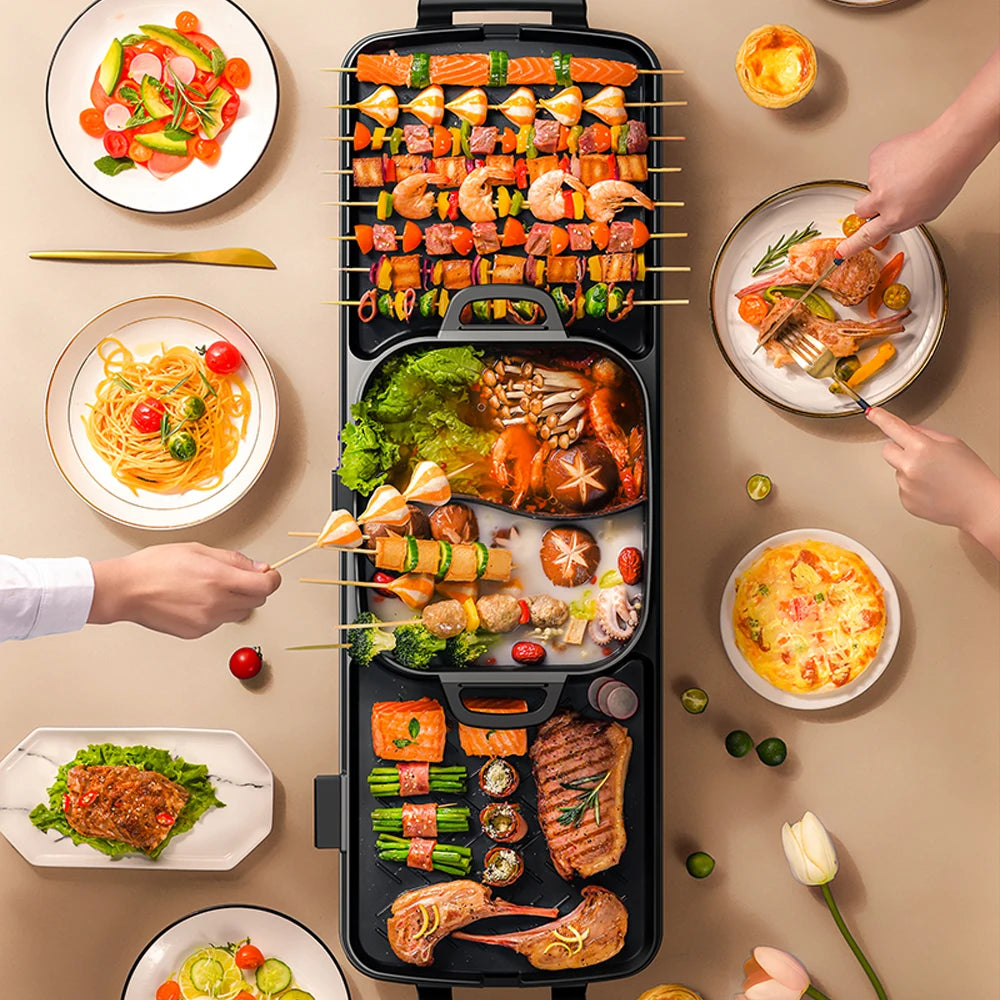 A Hot Pot That Can Be Used For Both Grilling And Hotpot