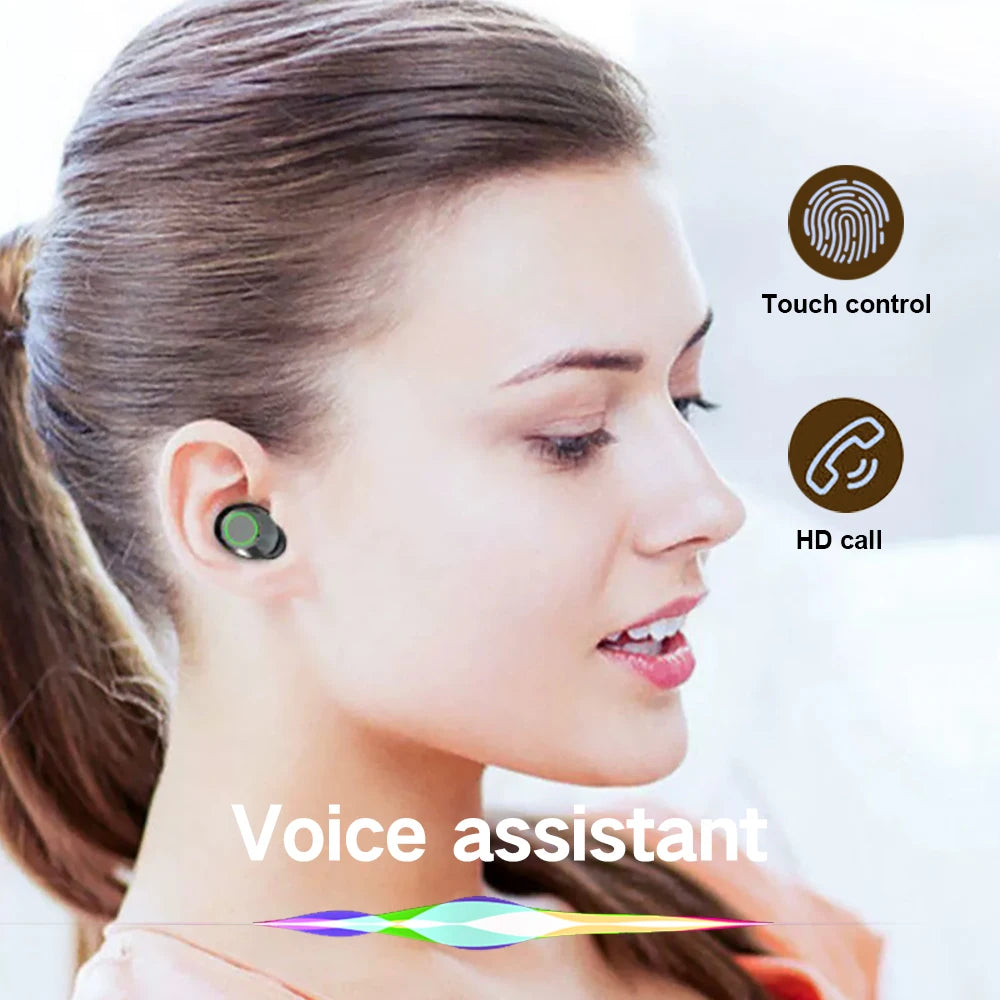 NES TWS Wireless Bluetooth Earphones Sport Stereo Headphones