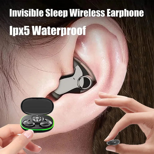 Invisible Sleep Earphones Wireless Bluetooth 5.3 Headphones