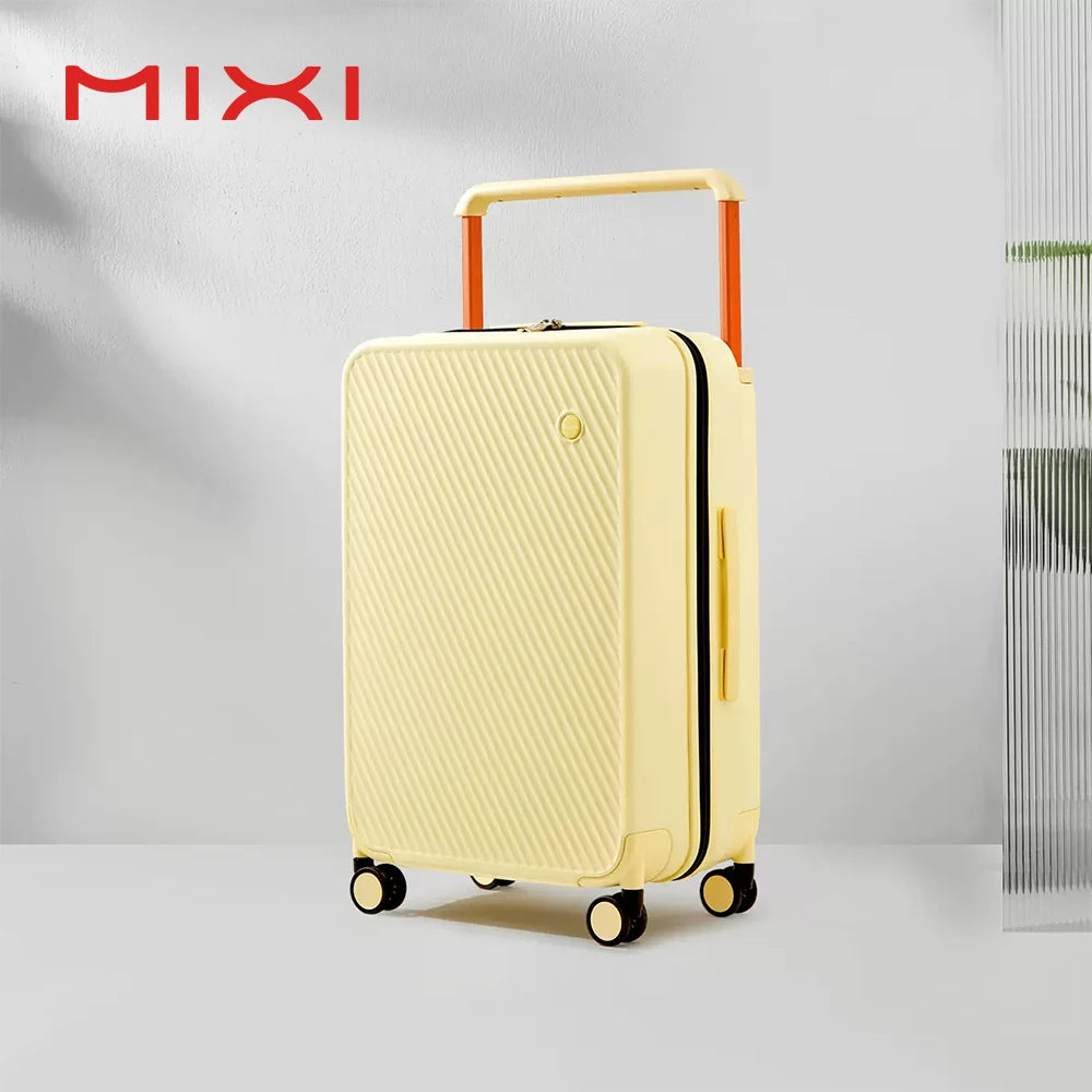 Mixi Gorgeous Wide Handle Suitcase 24 Inch Travel Luggage