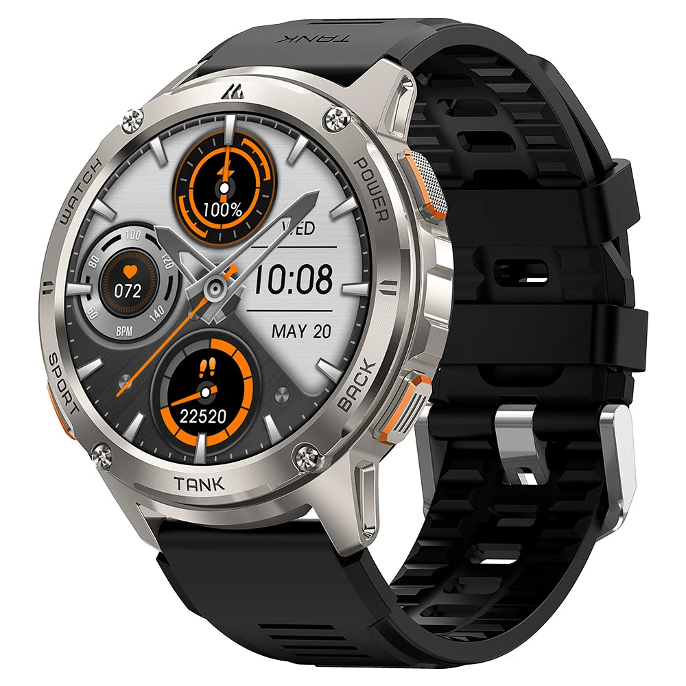 2024 Original AMAZTIM TANK T3 Smartwatches For Men Women