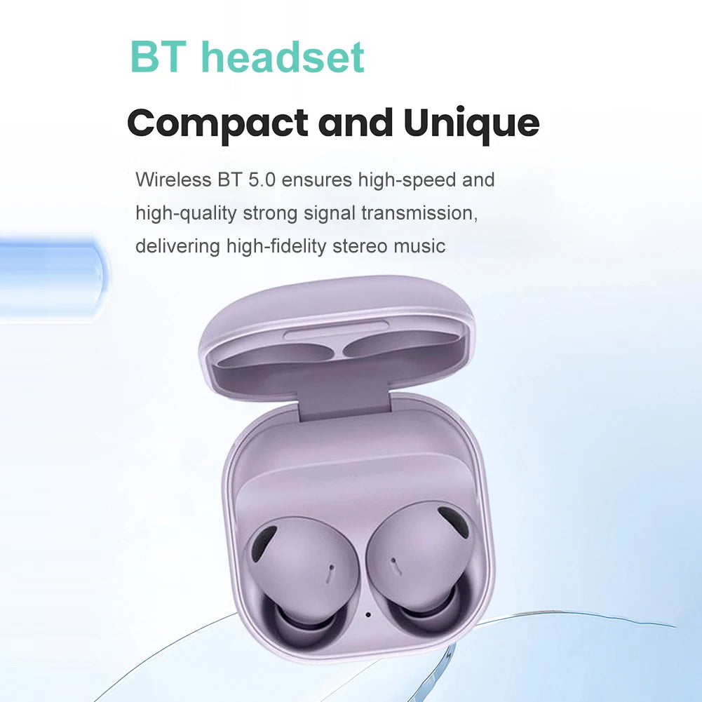 For Galaxy Buds2 Pro Wireless Earphone Noise Reduction Bluetooth-Compatible with Charging Box