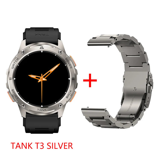 2024 Original AMAZTIM TANK T3 Smartwatches For Men Women