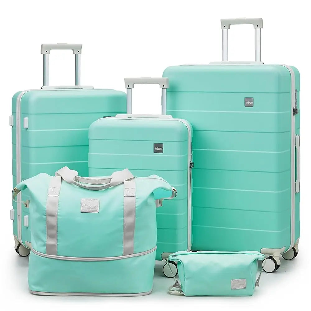 Imiomo Travel Luggage Sets Lightweight Hard Shell Suitcase