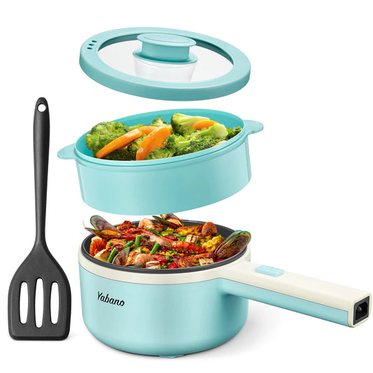 Yabano Electric Pot 850W Non-Stick Hot Pot 1.6L Cooker