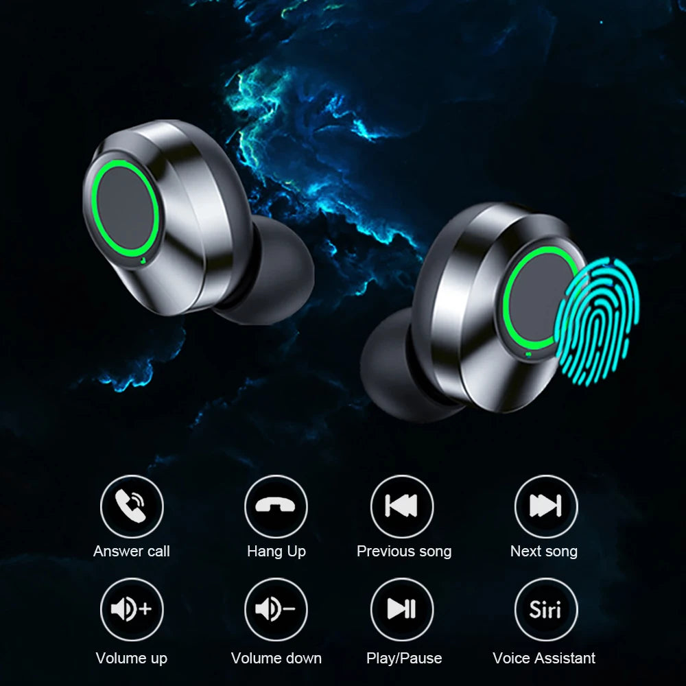 NES TWS Wireless Bluetooth Earphones Sport Stereo Headphones
