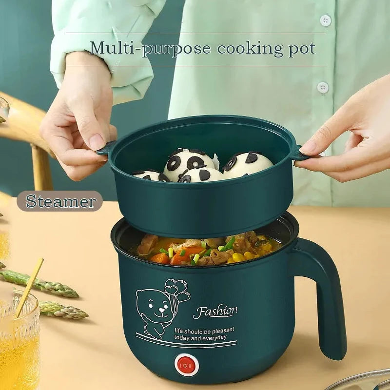 Mini Electric Cooker Non-stick Cooking 1-2 People Hot Pot