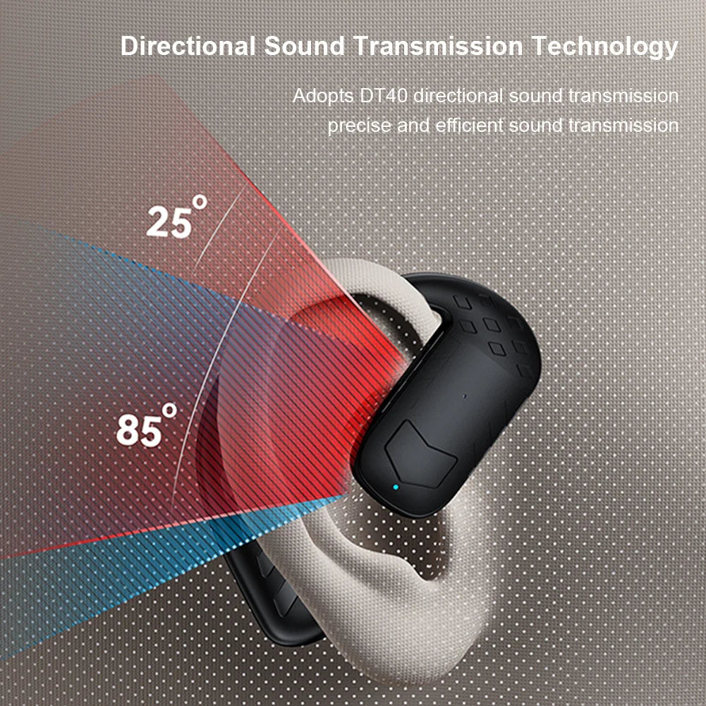 Handsfree Headset Bluetooth-Compatible Earpiece Ear Hook