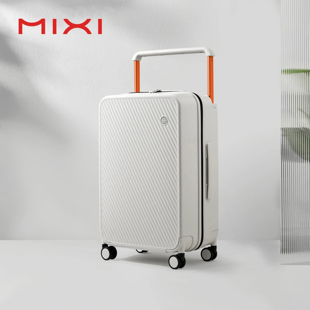 Mixi Gorgeous Wide Handle Suitcase 24 Inch Travel Luggage