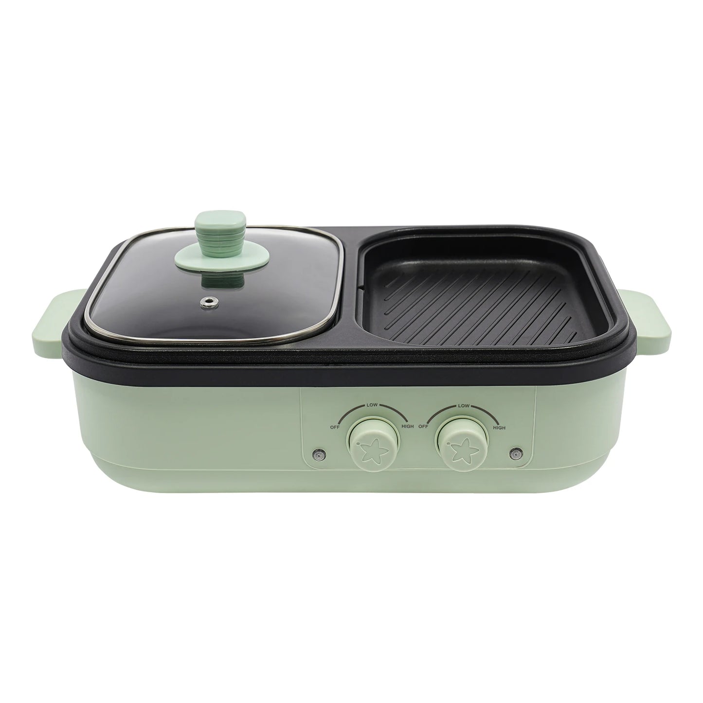 Cookware Set-2-in-1 Hot Pot and Grill for Family Gatherings