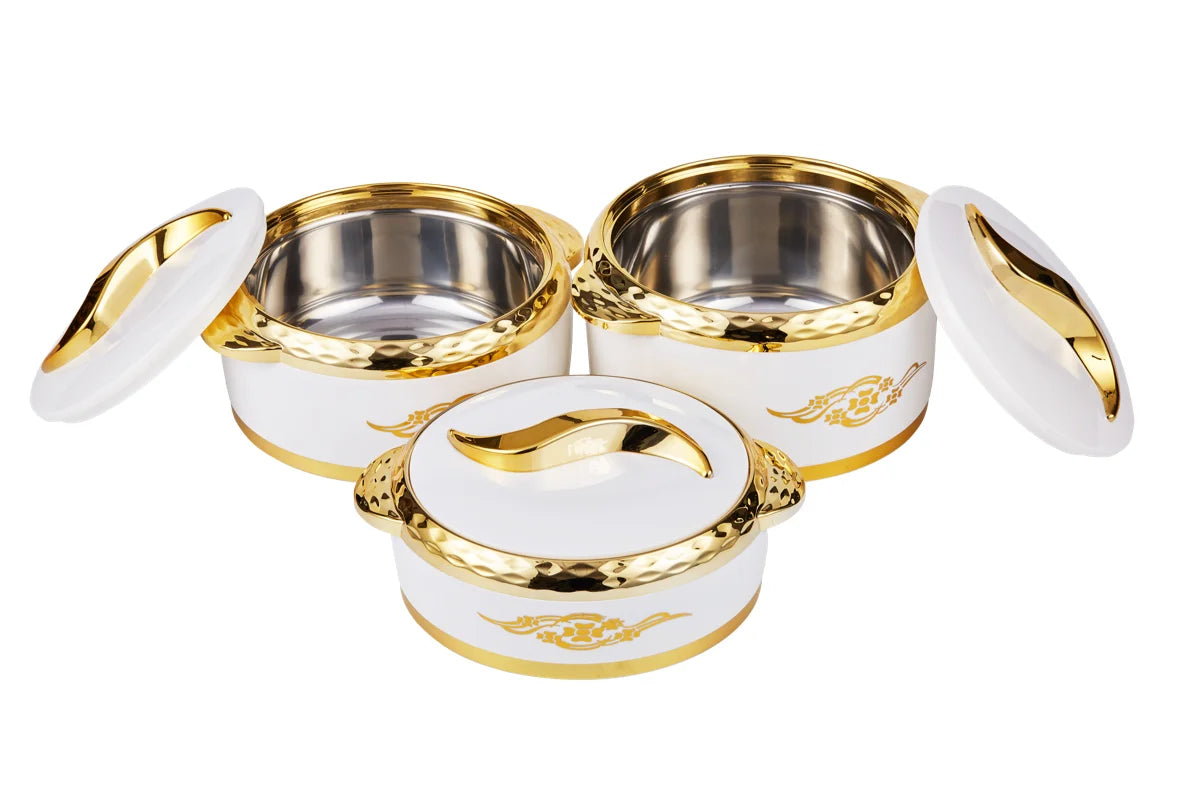 3Pcs/Set 1.5/2/2.5 Liter Food Warmer Thermal Insulation Pot